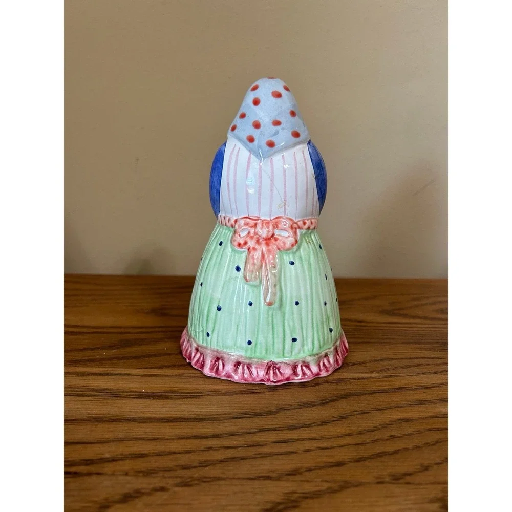 Vintage Pier1‎ Italian Handpainted Candlestick Folk Art Women